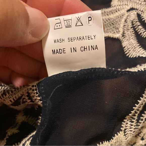 Origami By Vivien Womens One Size Black Embroidered Sheer Draped Kimono Delicate - Picture 6 of 6